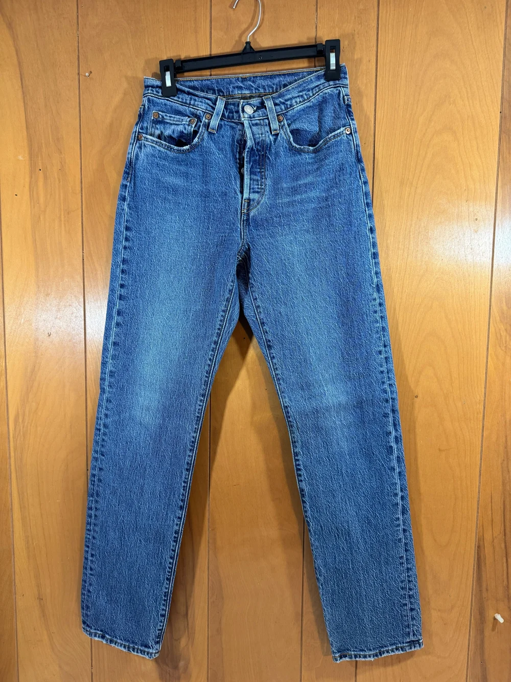 Levi's Woman  Blue Straight-Leg Jeans